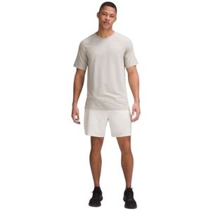 LULULEMON Pace Breaker Lined Short Size‎ L White 8.5” Athletic Casual Shorts